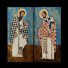 Orthodox Icon Diptych – Wood, Hand-Painted