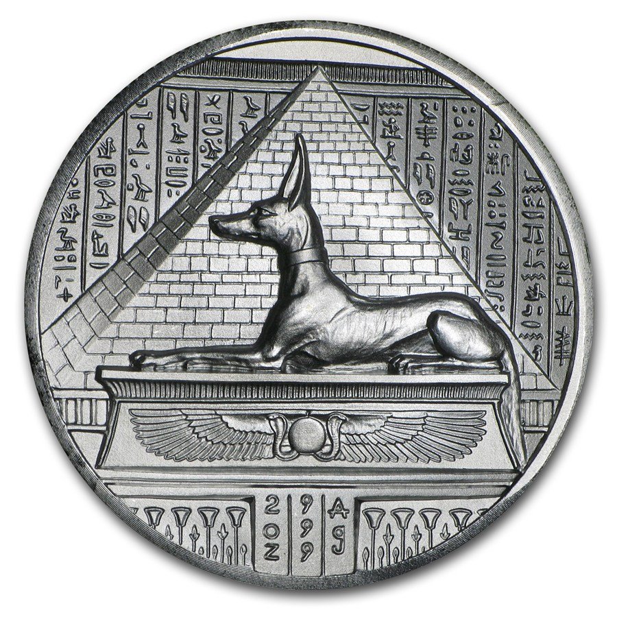 United States – 2 oz Anubis | .999 Fine Silver | Ultra High Relief