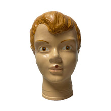 Vintage Painted Glass Head – 35 cm | c. 1960s