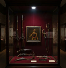 Een merkwaardig portret van een schermmeester.