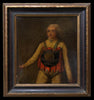 A curious portrait of a fencing master