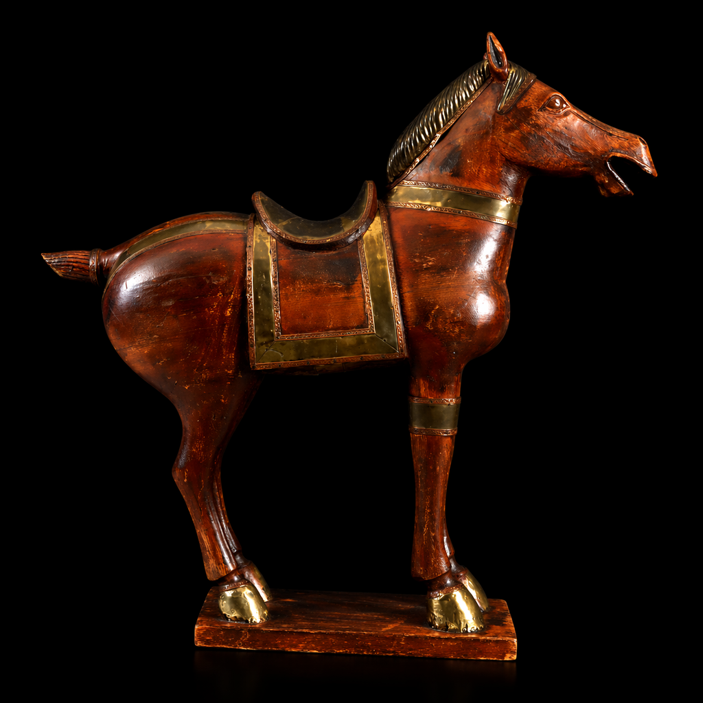 Wooden Tang-style horse