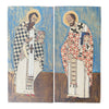 Orthodox Icon Diptych – Wood, Hand-Painted