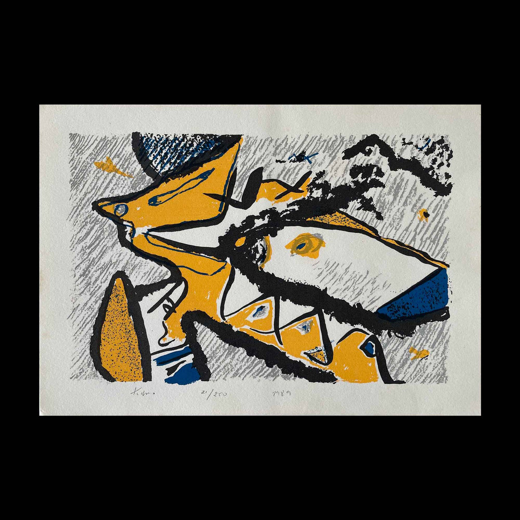 Abstract Dutch screenprint 1989 (21/250)