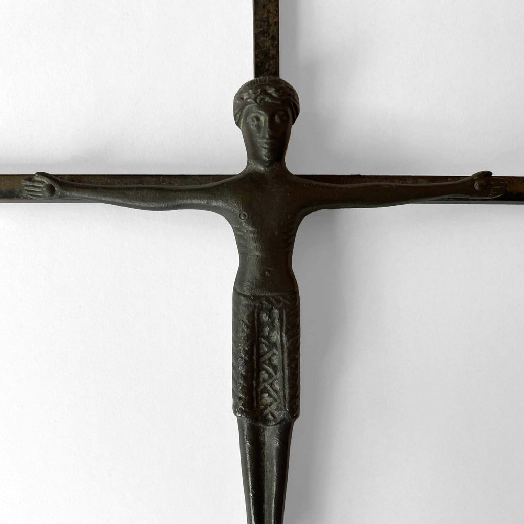 Bronze Crucifix — Sculptural Object