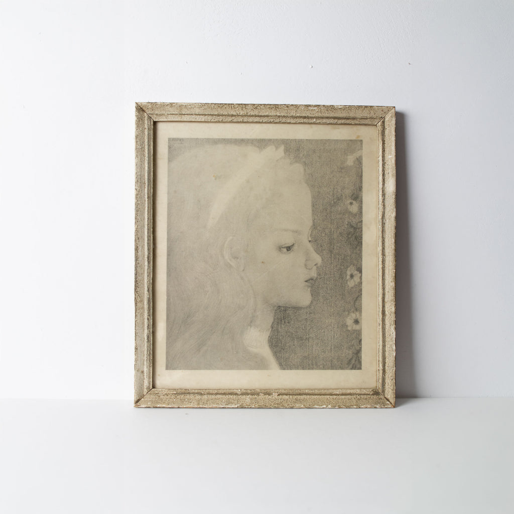 Jan Toorop Head of a Child (Lithograph, Mid-20th Century)