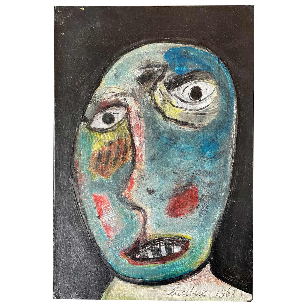 Lucebert 1962, tekening met gemengde technieken