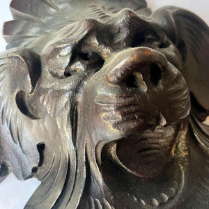Lion, Sculpture Wood - Late 19th century