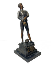 Benoît Rougelet, Patinated bronze fencer (1834-1894)