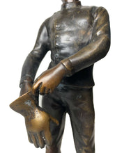 Benoît Rougelet, Patinated bronze fencer (1834-1894)