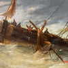Louis Verboeckhoven (1802-1889) English ship in distress