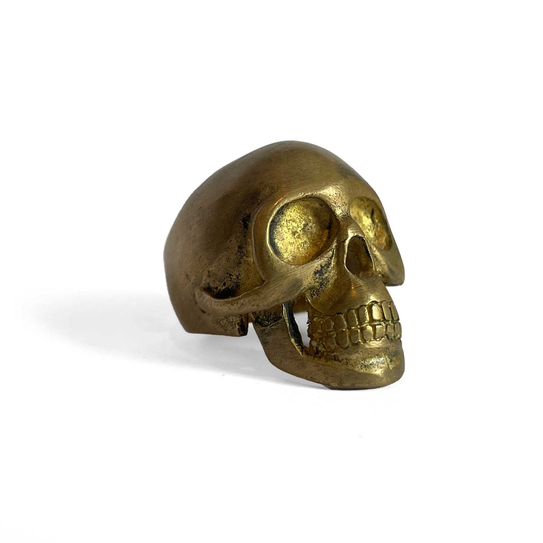 Brass Skull Ring