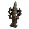 Indiase hindoeïstische bronzen beeldje 7,5 cm