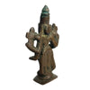 Indiase hindoeïstische bronzen beeldje 7,5 cm