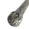 Antique silver walking stick handle