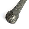 Antique silver walking stick handle
