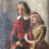 18th century painting "Couple in love"