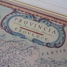 17th Century Hand-Coloured Map of Provence by Blaeu