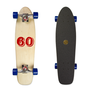 Hand painted Skills or Skulls Vintage Cruiser / Skateboard
