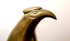 Highly polished Art deco Bird on rock