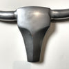 Chromed Aluminum Bull Horns – Wall Object