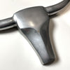 Chromed Aluminum Bull Horns – Wall Object