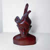 Hand-Carved Balinese Nobleman Bust
