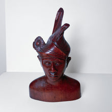 Hand-Carved Balinese Nobleman Bust