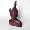 Hand-Carved Balinese Nobleman Bust