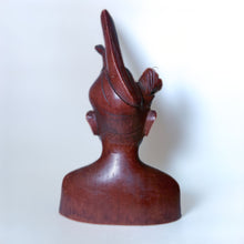 Hand-Carved Balinese Nobleman Bust