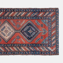 Persian Hand-Knotted Wool Runner