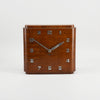 Art Deco Mahogany Veneer Mantel Clock, c. 1930s
