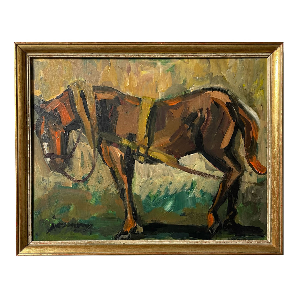Impressionist Horse Study – Mid-20th Century