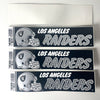 Vintage 1990 Los Angeles Raiders Official Licensed Bumper Stickers – Set of 10
