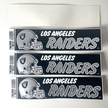 Vintage 1990 Los Angeles Raiders Official Licensed Bumper Stickers – Set of 10