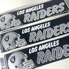 Vintage 1990 Los Angeles Raiders Official Licensed Bumper Stickers – Set of 10