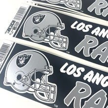 Vintage 1990 Los Angeles Raiders Official Licensed Bumper Stickers – Set of 10