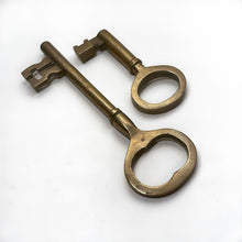 Pair of Antique Brass Skeleton Keys