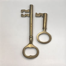 Pair of Antique Brass Skeleton Keys