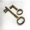 Pair of Antique Brass Skeleton Keys