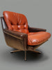 Scandinavian Swivel Lounge Chair | 1970s