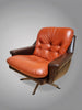 Scandinavian Swivel Lounge Chair | 1970s