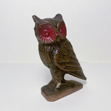 Mid-Century Cast Iron Owl Paperweight