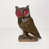 Mid-Century Cast Iron Owl Paperweight