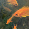 Guillaume Eberhard – Aquarium with Goldfish | Early 20th Century Oil Painting