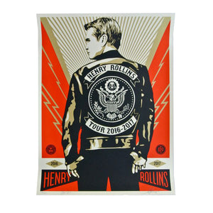 Shepard Fairey - OBEY - Henry Rollins 178/250