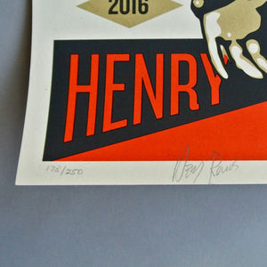Shepard Fairey - OBEY - Henry Rollins 178/250
