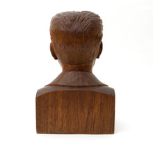 Teak bust - J.G.B. - Dated '28