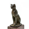 Ancient Egyptian Bronze cat, Period, c. 664-30 B.C.