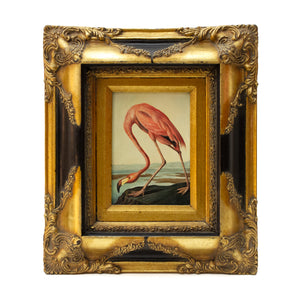 Flamingo - Oil paint on wood panel